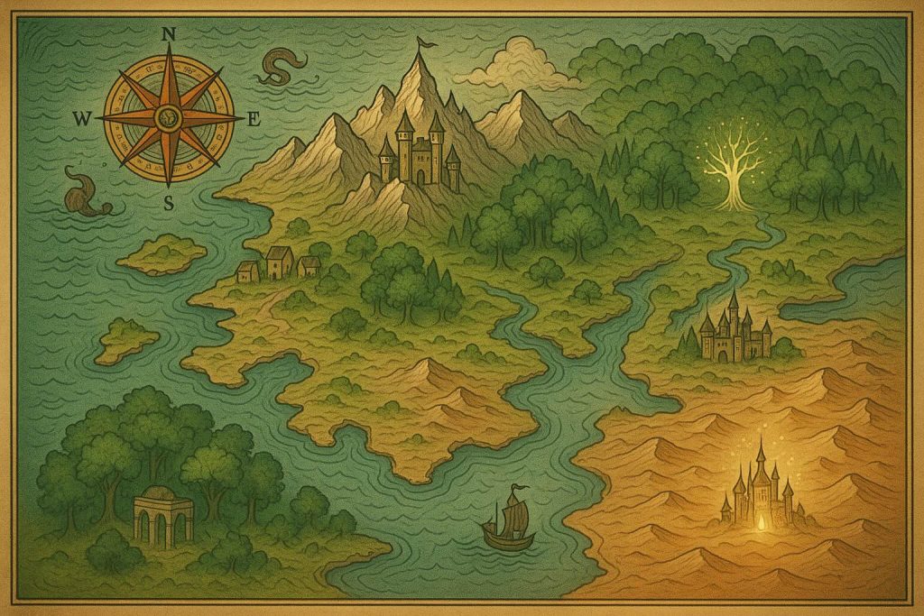 magical-map Map It Out: How Fantasy Geography Shapes Storytelling